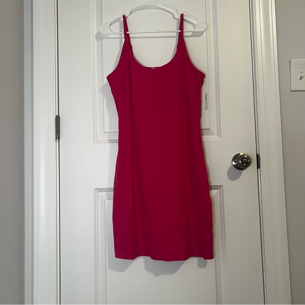 Old Navy Sports Tennis Dress Size Women's XL Hot‎ Pink Adjustable Straps